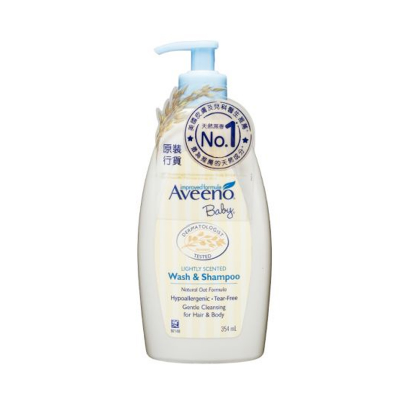 Aveeno 婴儿天然燕麦沐浴洗发露 (354ml)