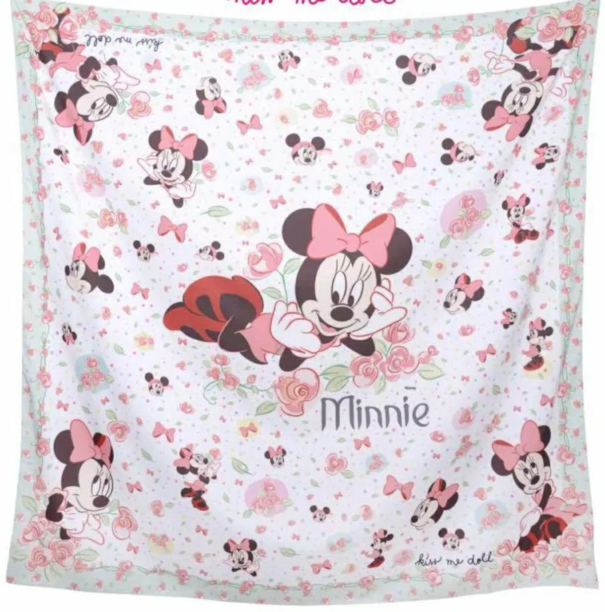 泰国KISS ME DOLL Minnie Flower系列围巾