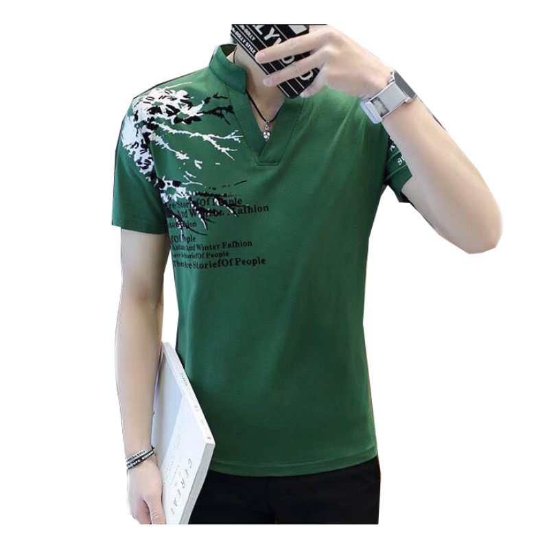 泰国圆领短袖T恤（绿色）