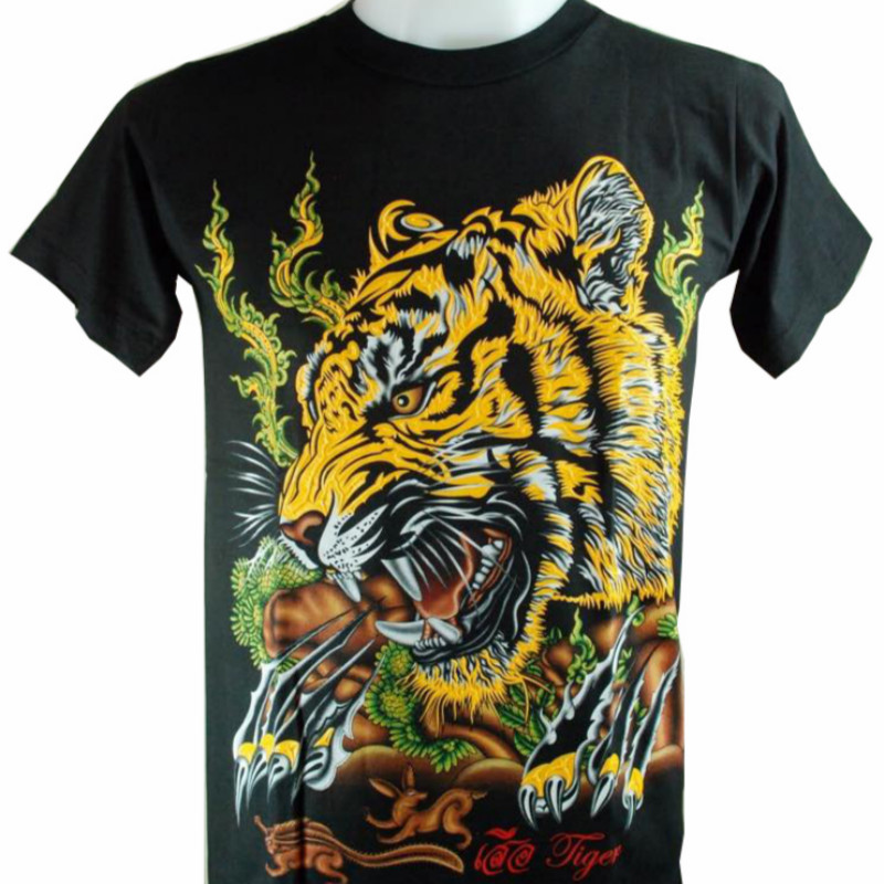 泰国时尚动物老虎T恤 男女款