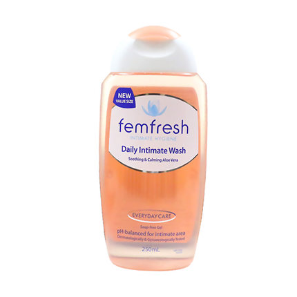 femfresh芳芯进口护理液女性私处洗液异味清洗液250ml温和女士