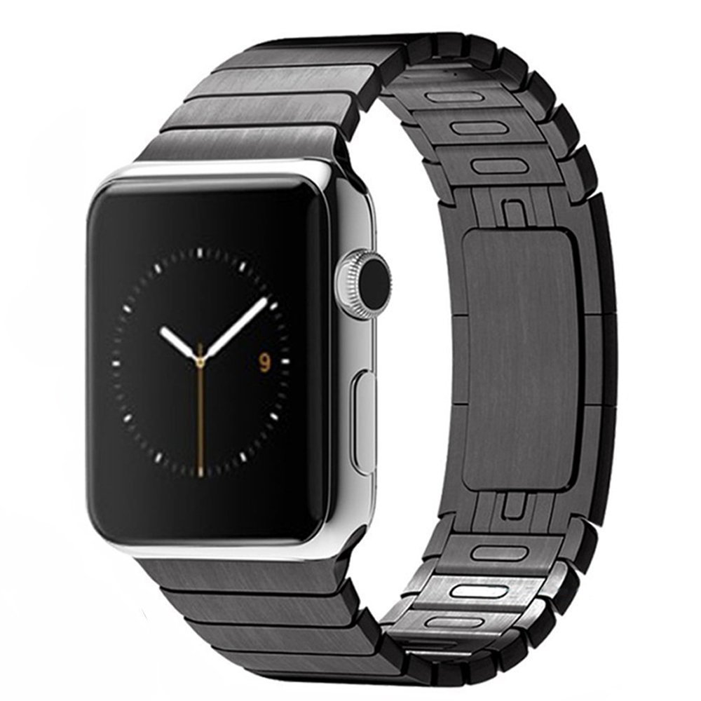 WOOZU 沃卒Apple Watch Series 2表带金属表壳不锈钢表带2合1  