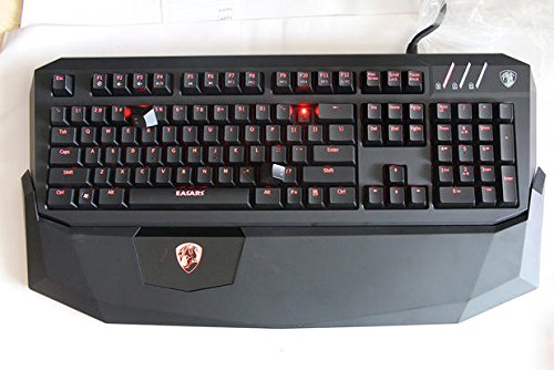 WOOZU 沃卒 Easars 伊塞斯茶轴红色背光机械游戏键盘 机械键盘