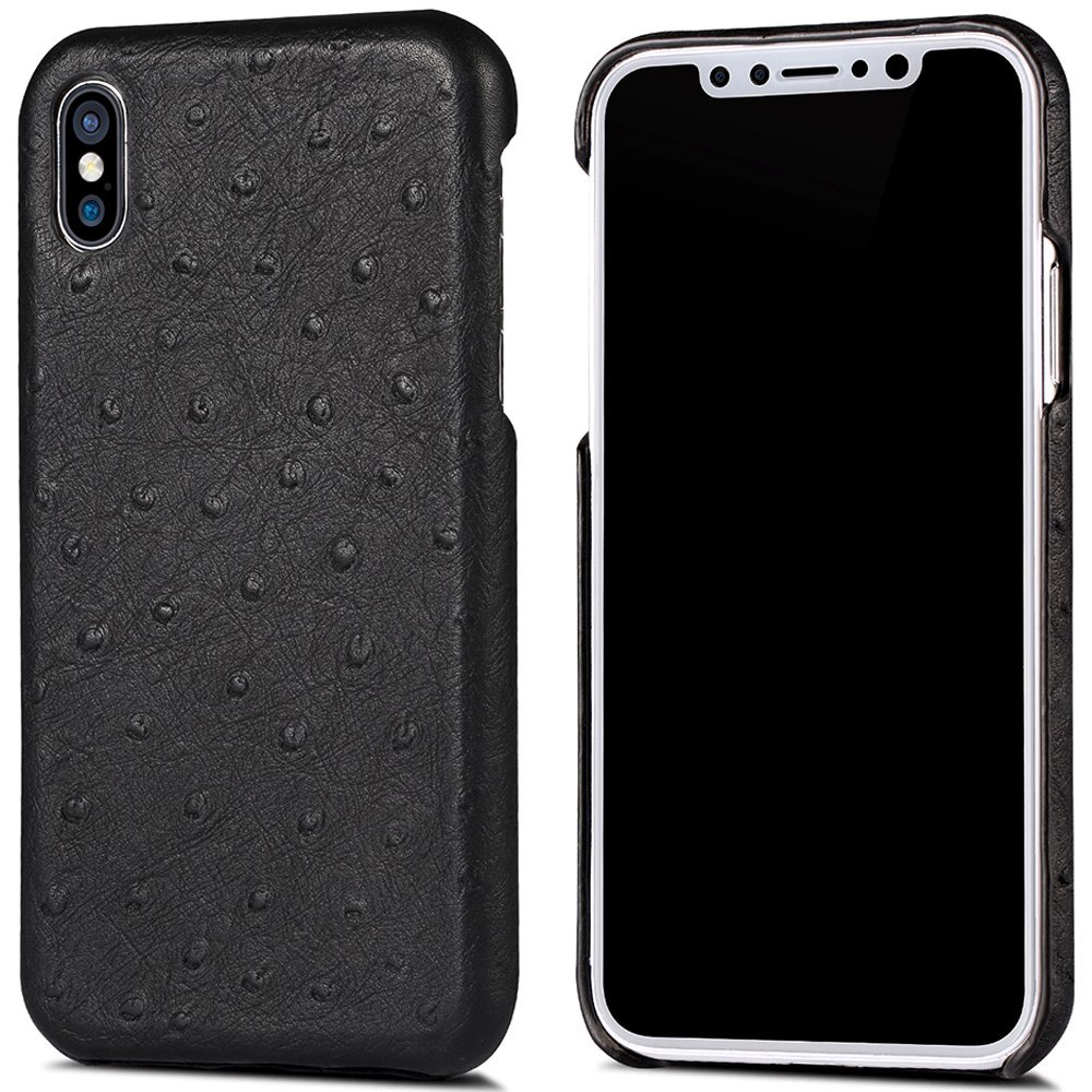 WOOZU沃卒 iPhone X 手机壳 (羽毛黑)