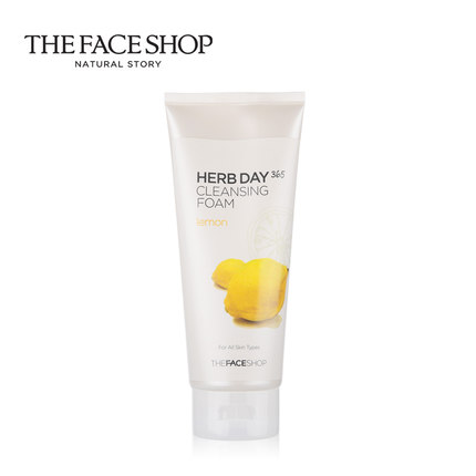 THEFACESHOP 菲诗小铺 草本日记365柠檬洁泡沫洁面乳 170 ml
