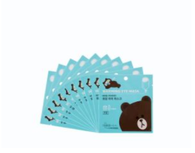 可莱丝 LINE FRIENDS 熊大热感舒缓眼罩 (无香味) (10piece)
