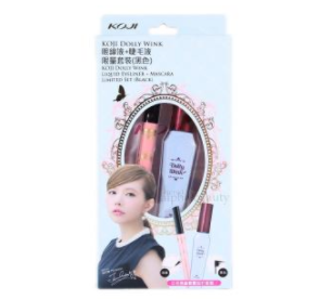 Koji DOLLY WINK Dolly Wink 眼线液 + 睫毛膏限量套装 (黑色) (2pi