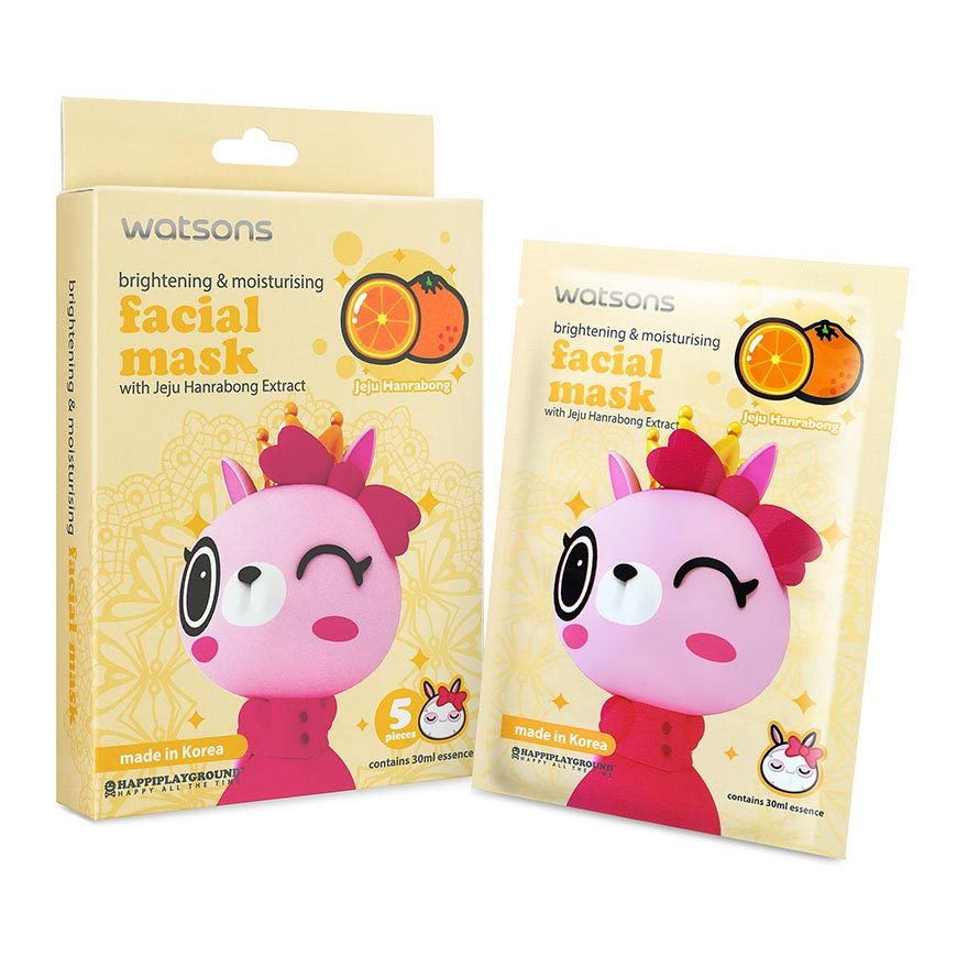 屈臣氏济州汉拿橘净白保湿面膜