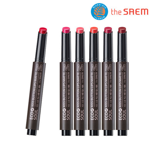 [得鲜THE SAEM] 生态灵魂香吻按压哑光唇膏2g