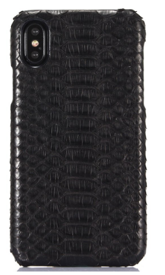 WOOZU沃卒 苹果iPhone X真皮手机壳 iPhoneX真皮手机壳手机膜 (暗黑)