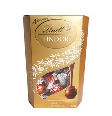 Lindor瑞士莲软心巧克力球混合5味 500g