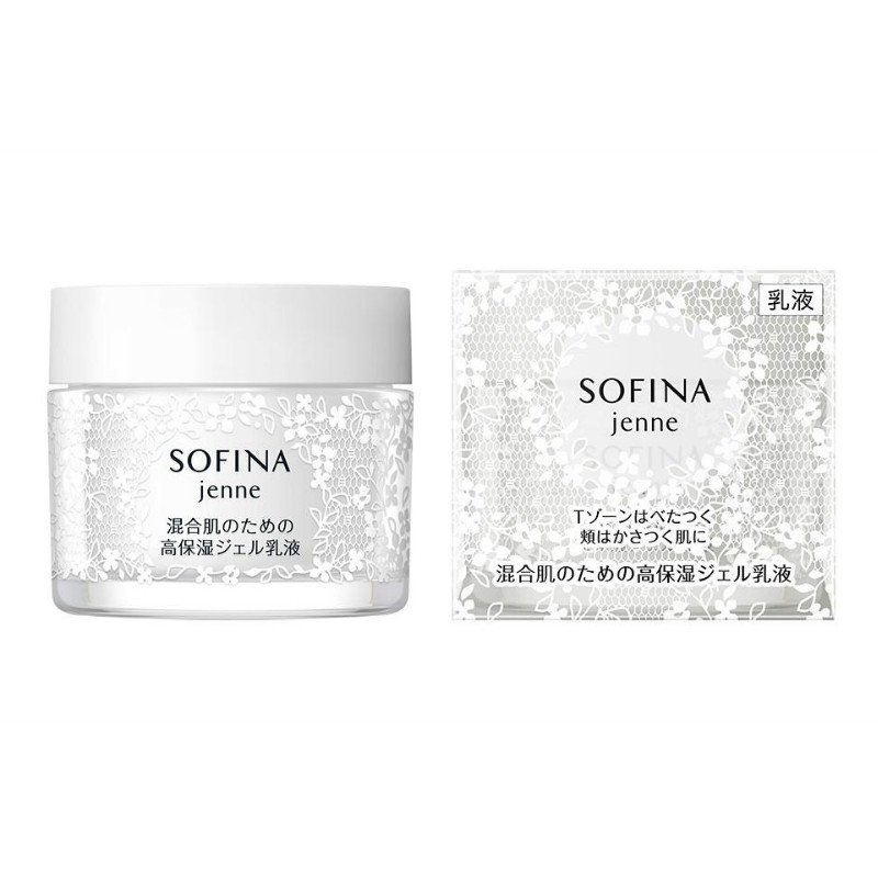 Sofina jenne混合性皮肤的高保湿凝胶乳液