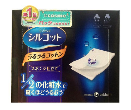【中日同价】Unicharm尤尼佳超级省水化妆棉40枚 *2盒