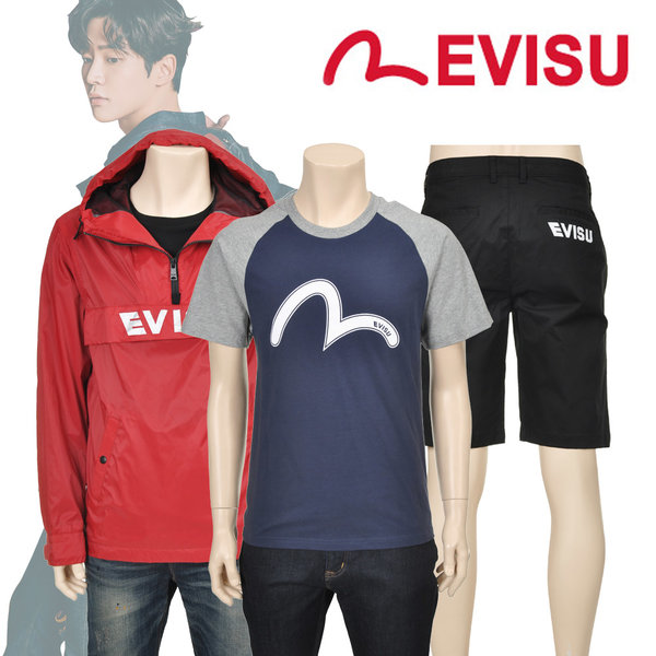 EVISU 短裤 短袖T恤