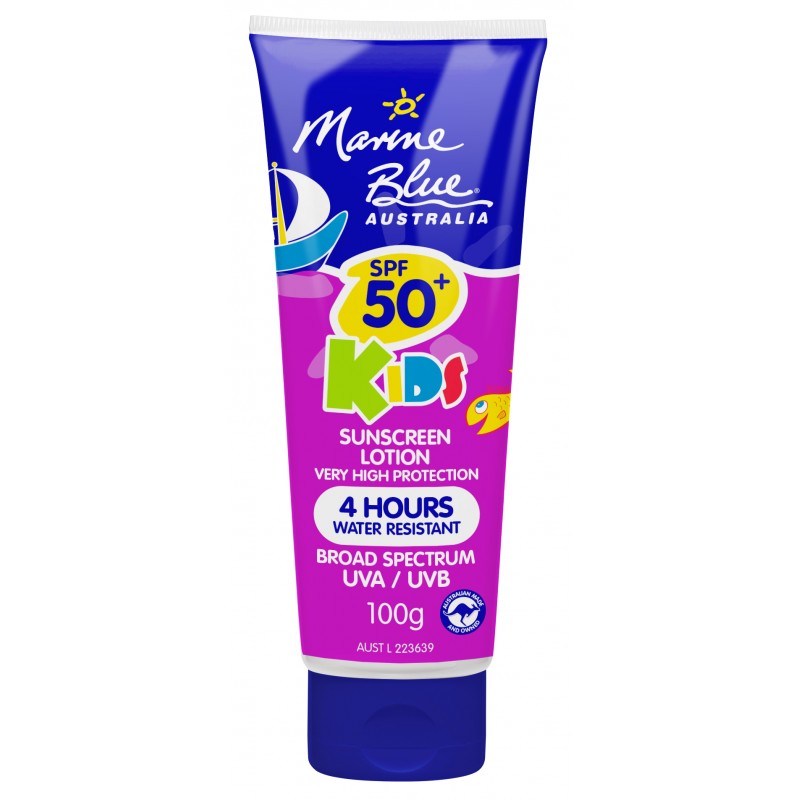 澳大利亚Marine Blue SPF50+ 儿童防晒乳液 100g