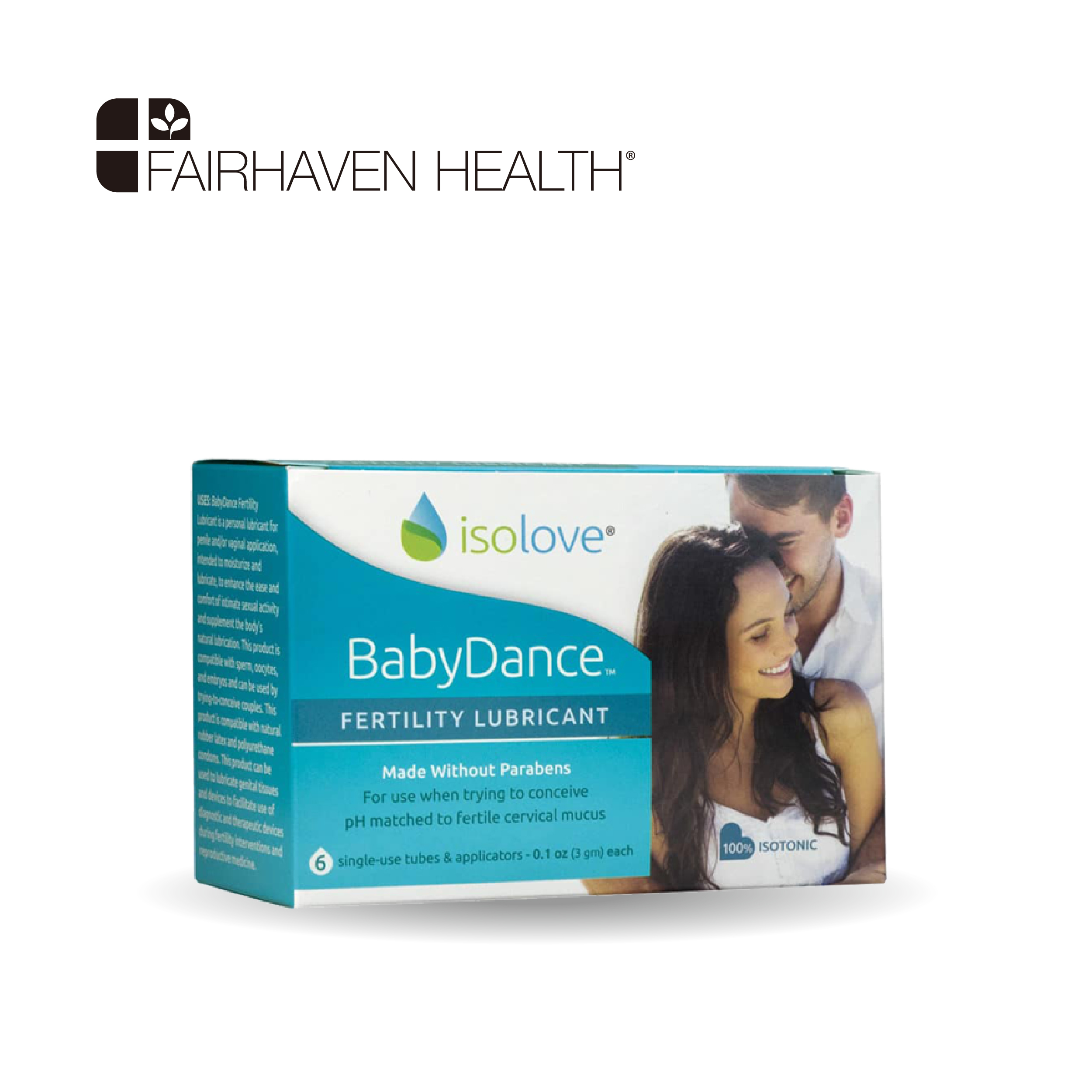 Fairhaven Health  BabyDance生育润滑剂6pcs -延长精子寿命