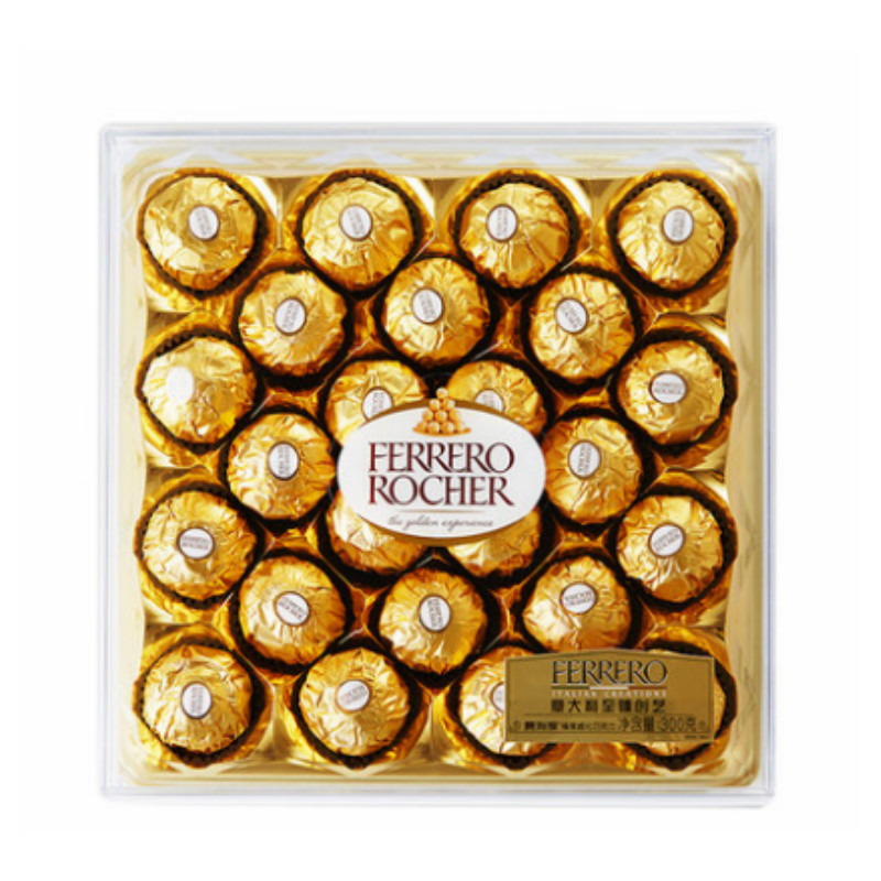 Ferrero/费列罗 金莎 榛果威化巧克力零食24粒