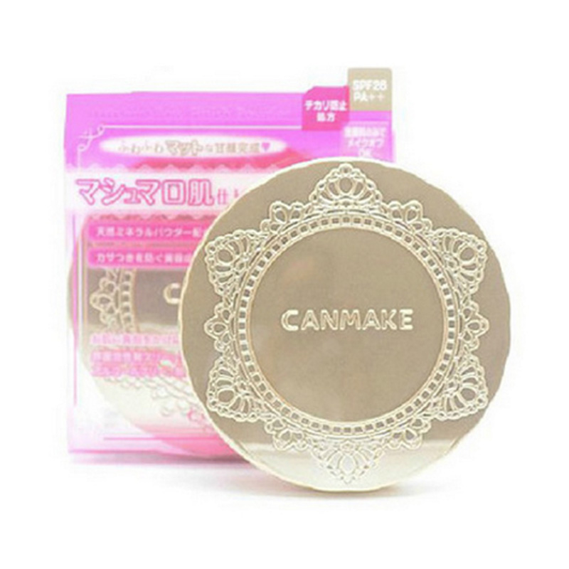 CANMAKE 井田棉花糖柔软弹力肌肤触感美颜控油蜜粉饼，四色可选，拍下备注